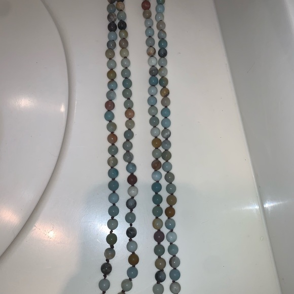 beaded layered necklace - Picture 2 of 3